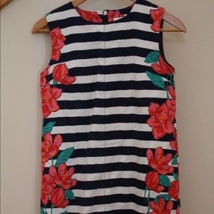 Vineyard vines magnolia striped shift dress